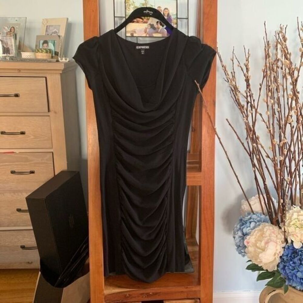 Express Mini Black Dress Size XS